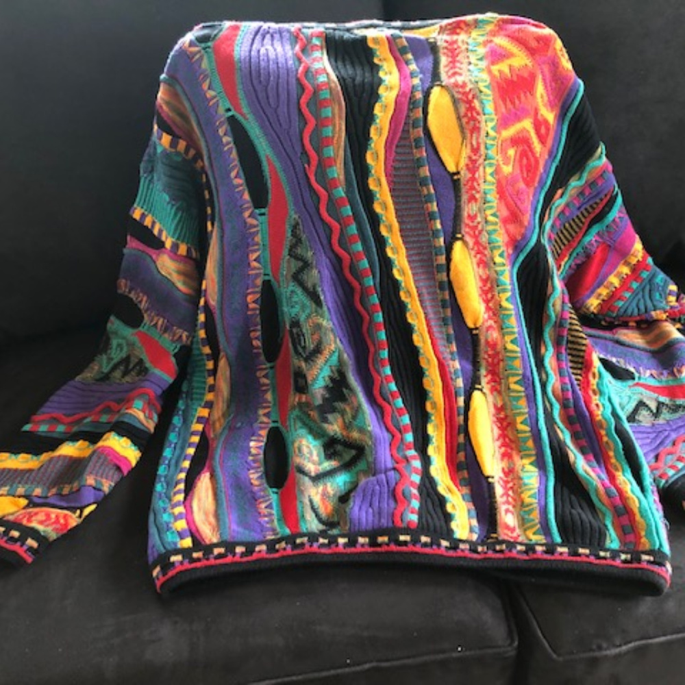 Men's Colorful Sweater,  Size Large,